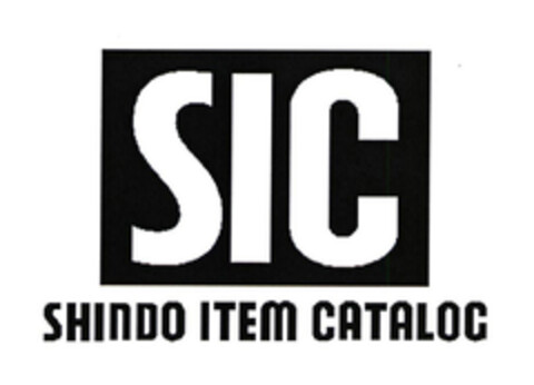 SIC SHINDO ITEM CATALOG Logo (EUIPO, 02/04/2003)