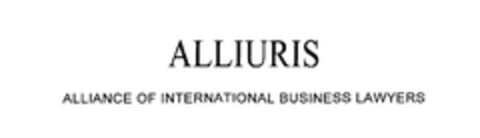 ALLIURIS ALLIANCE OF INTERNATIONAL BUSINESS LAWYERS Logo (EUIPO, 19.05.2004)
