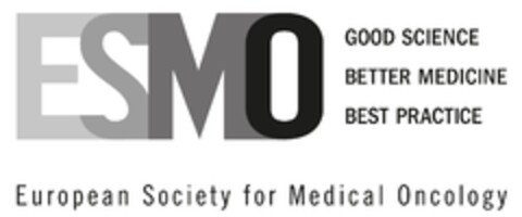 ESMO
Good science
Better medicine
Best practice
European Society for Medical Oncology Logo (EUIPO, 26.10.2011)