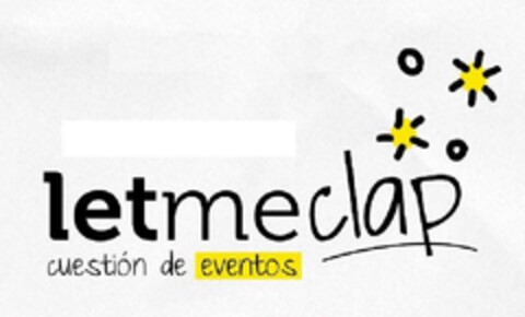Letmeclap cuestión de eventos Logo (EUIPO, 04.06.2012)