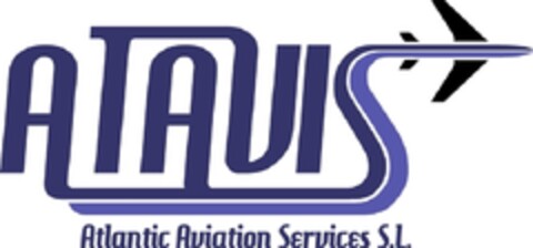 ATAVIS ATLANTIC AVIATION SERVICES S.L. Logo (EUIPO, 09/24/2012)