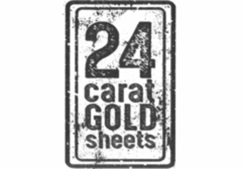 24 carat gold sheets Logo (EUIPO, 28.04.2017)