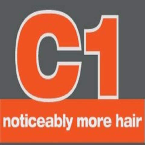 C1 noticeably more hair Logo (EUIPO, 01/31/2018)