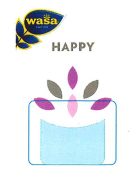WASA SINCE 1919 HAPPY Logo (EUIPO, 08/08/2018)