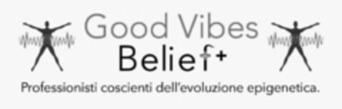 GOOD VIBES BELIEF + PROFESSIONISTI COSCIENTI DELL'EVOLUZIONE EPIGENETICA Logo (EUIPO, 16.05.2019)