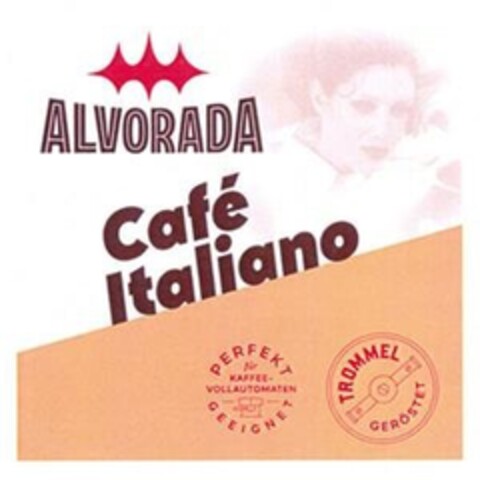 ALVORADA Café Italiano PERFEKT FÜR KAFFEEVOLLAUTOMATEN GEEIGNET TROMMEL GERÖSTET Logo (EUIPO, 24.07.2019)