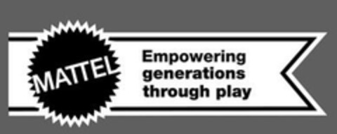 MATTEL Empowering generations through play Logo (EUIPO, 04/03/2024)