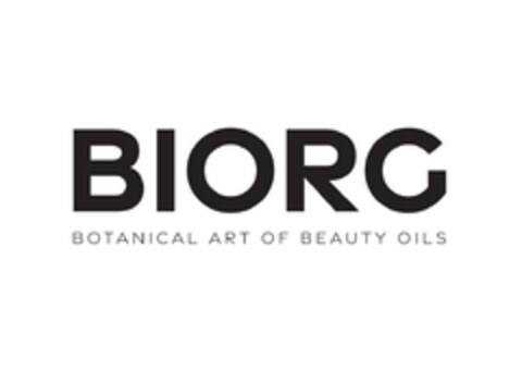 BIORG BOTANICAL ART OF BEAUTY OILS Logo (EUIPO, 02.07.2024)