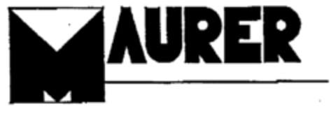 MAURER Logo (EUIPO, 28.10.1997)