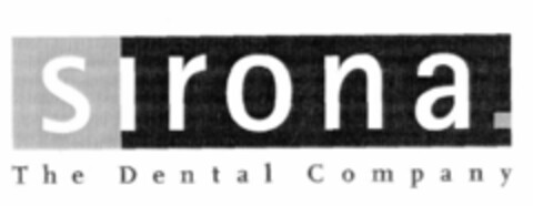 sirona. The Dental Company Logo (EUIPO, 11.11.1998)