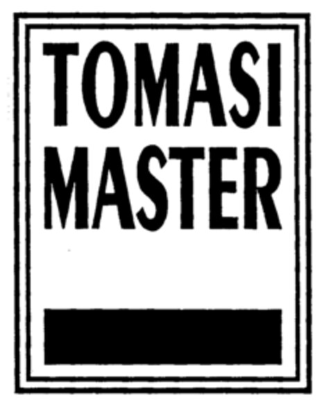 TOMASI MASTER Logo (EUIPO, 30.09.1999)