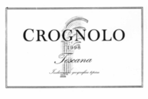 CROGNOLO 1998 Toscana Indicazione geografica tipica Logo (EUIPO, 05/15/2000)