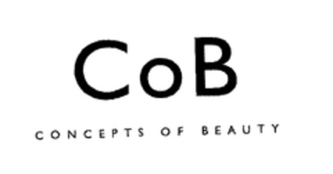 CoB CONCEPTS OF BEAUTY Logo (EUIPO, 21.03.2003)
