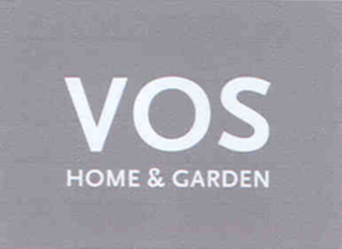 VOS HOME & GARDEN Logo (EUIPO, 30.06.2004)