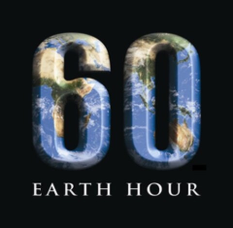 60 EARTH HOUR Logo (EUIPO, 11.06.2007)