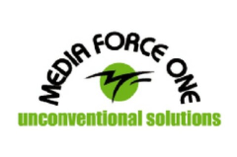 MEDIA FORCE ONE unconventional solutions Logo (EUIPO, 11.01.2008)