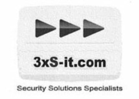 3xS-it.com Security Solutions Specialists Logo (EUIPO, 02/13/2008)