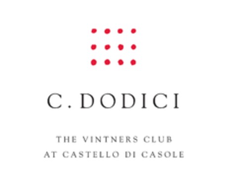 C. DODICI THE VINTNERS CLUB AT CASTELLO DI CASOLE Logo (EUIPO, 05/05/2009)