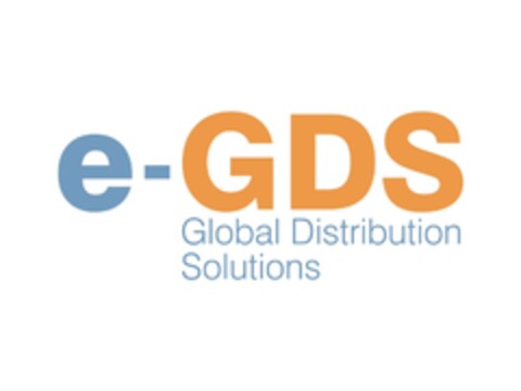 e-GDS GLOBAL DISTRIBUTION SOLUTIONS Logo (EUIPO, 29.09.2009)