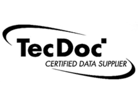 TECDOC CERTIFIED DATA SUPPLIER Logo (EUIPO, 09/01/2011)