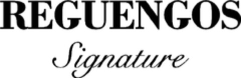 REGUENGOS Signature Logo (EUIPO, 10/26/2011)