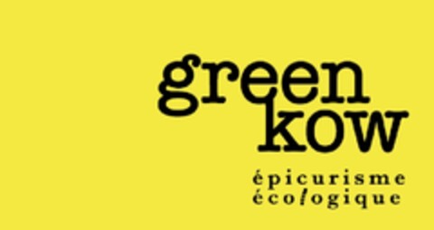 GREEN KOW EPICURISME ECOLOGIQUE Logo (EUIPO, 20.03.2013)