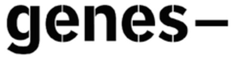 genes- Logo (EUIPO, 27.05.2013)