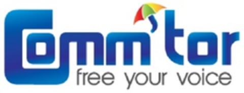Comm'tor free your voice Logo (EUIPO, 25.06.2013)