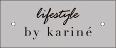 lifestyle by kariné Logo (EUIPO, 26.08.2014)