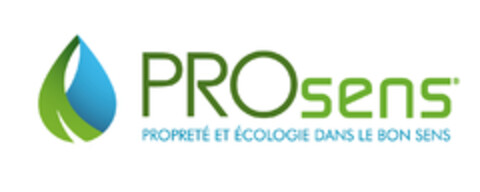 PROsens PROPRETÉ ET ÉCOLOGIE DANS LE BON SENS Logo (EUIPO, 18.05.2015)