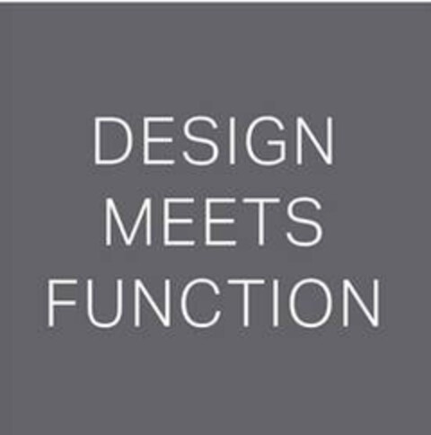 DESIGN MEETS FUNCTION Logo (EUIPO, 14.11.2017)