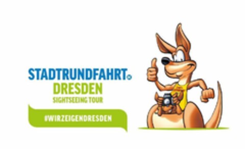 STADTRUNDFAHRT DRESDEN SIGHTSEEING TOUR #WIRZEIGENDRESDEN Logo (EUIPO, 17.04.2019)