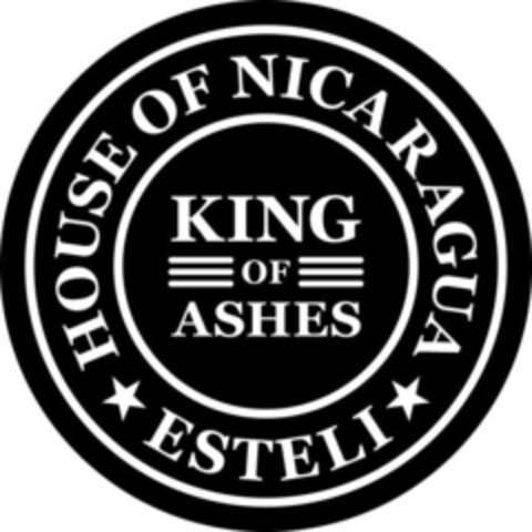 KING OF ASHES, HOUSE OF NICARAGUA, ESTELI Logo (EUIPO, 12/12/2019)