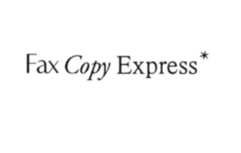 Fax Copy Express * Logo (EUIPO, 19.07.2022)