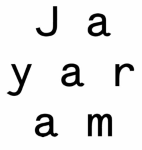 Jayaram Logo (EUIPO, 07/18/2022)