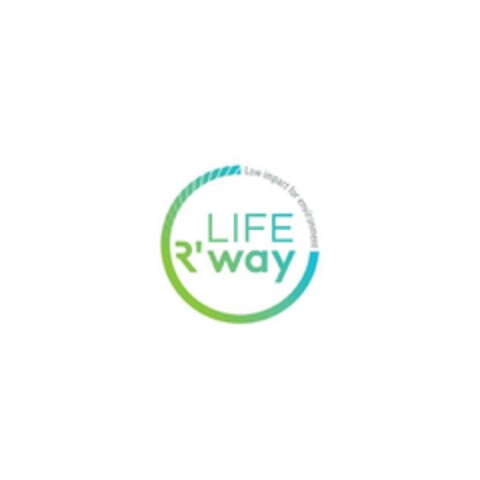 LIFE R'WAY LOW IMPACT FOR ENVIRONMENT Logo (EUIPO, 08/04/2023)