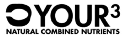 YOUR³ NATURAL COMBINED NUTRIENTS Logo (EUIPO, 11/16/2023)