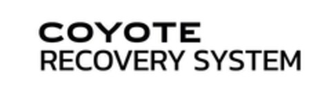 COYOTE RECOVERY SYSTEM Logo (EUIPO, 01/10/2024)