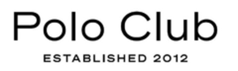 Polo Club ESTABLISHED 2012 Logo (EUIPO, 07.02.2024)