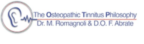 THE OSTEOPATHIC TINNITUS PHILOSOPHY DR. M. ROMAGNOLI & D.O. F. ABRATE Logo (EUIPO, 15.03.2024)