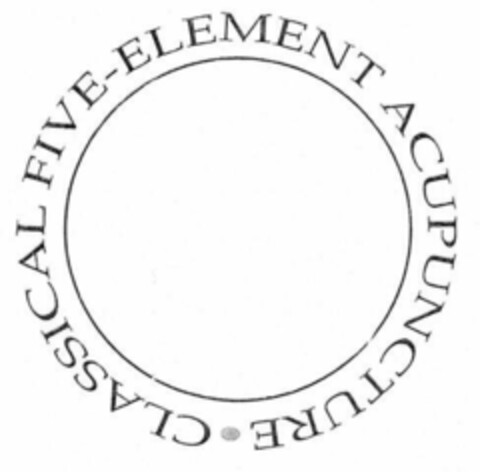 CLASSICAL FIVE-ELEMENT ACUPUNCTURE Logo (EUIPO, 07.01.1999)