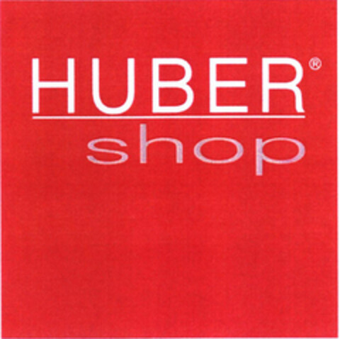 HUBER shop Logo (EUIPO, 17.02.2003)