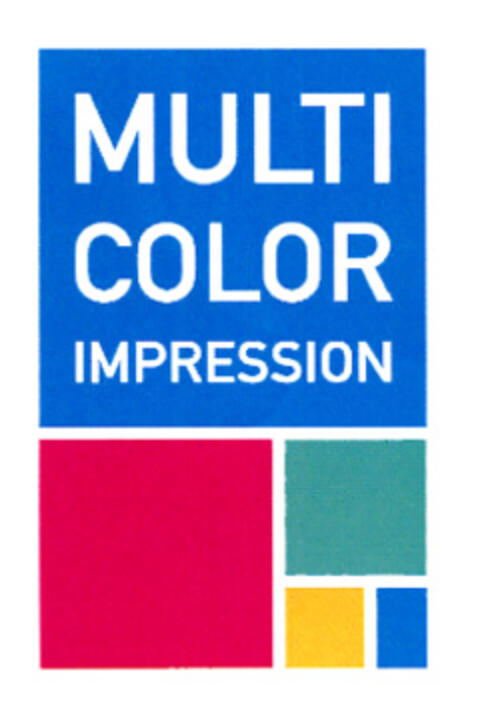 MULTI COLOR IMPRESSION Logo (EUIPO, 01/17/2005)