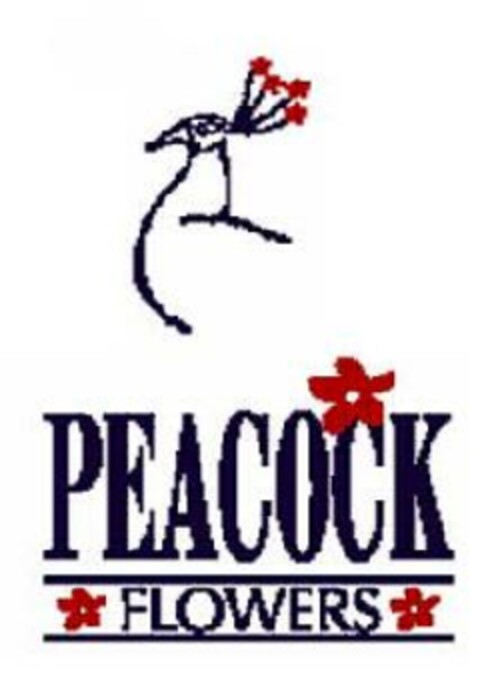 PEACOCK FLOWERS Logo (EUIPO, 03/21/2006)