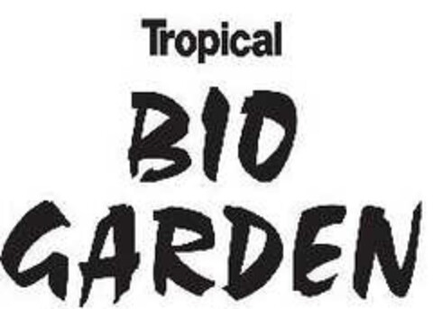 Tropical BIO GARDEN Logo (EUIPO, 03/19/2007)