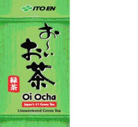 ITO En Oi Ocha Japan's # 1 Green Tea Unsweetened Green Tea Logo (EUIPO, 20.07.2007)