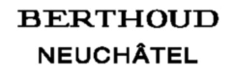 BERTHOUD - NEUCHÂTEL Logo (EUIPO, 30.04.2010)
