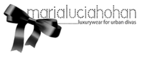 marialuciahohan luxurywear for urban divas Logo (EUIPO, 25.02.2011)