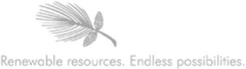 Renewable resources. Endless possibilities. Logo (EUIPO, 27.02.2012)