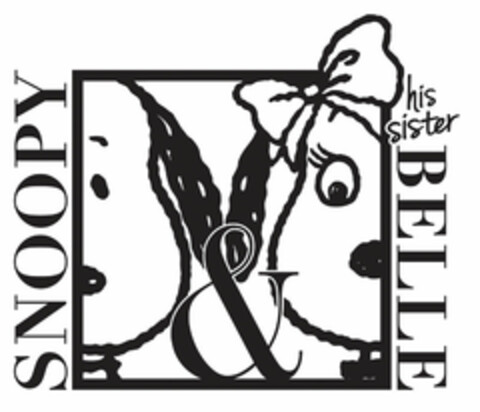 Snoopy & His Sister Belle Logo (EUIPO, 01/16/2014)